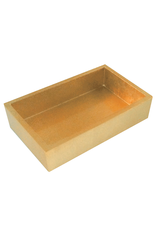 Caspari Gold Lacquer Guest Towel Napkin Holder HG10