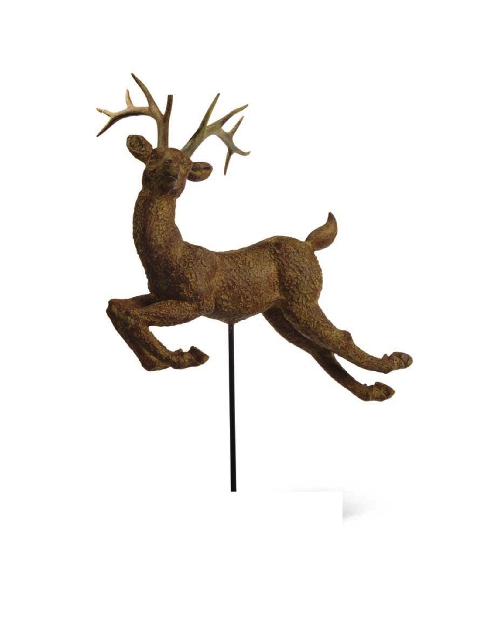 K&K Interiors Christmas Display Deer On Pole - No Base