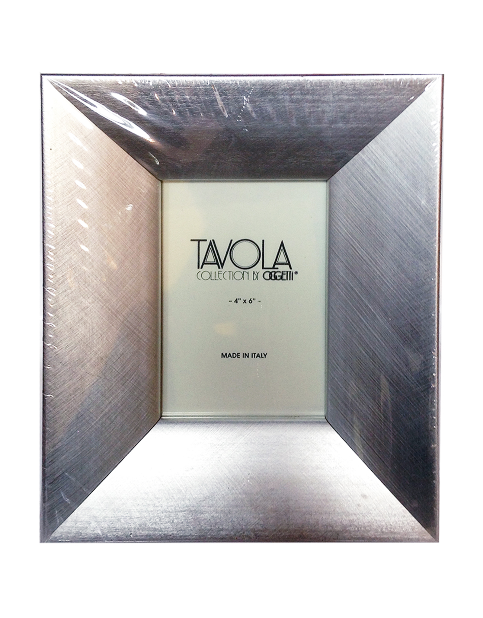 Tavola Collection Silver Picture Frame Silver for 4x6 Photo