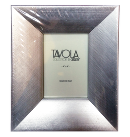 Tavola Collection Silver Picture Frame Silver for 4x6 Photo