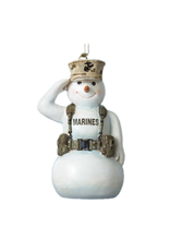Kurt Adler Marines Snowman Saluting Military Christmas Ornament