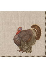 Caspari Fall Thanksgiving Paper Cocktail Napkins 20pk Thomas Turkey