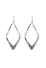 Waxing Poetic® Jewelry Open Up Earrings Diamond Sterling Silver