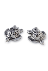 Mud Pie Metal Turtle Salt and Pepper Set