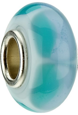 Chamilia Charm Murano Glass Bead OB-131 Cool Rainbow
