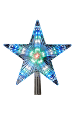 Kurt Adler Christmas Star Tree Topper LED Color-Changing Treetop