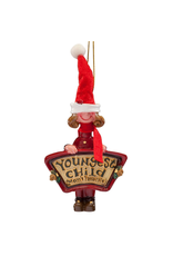 Kurt Adler Moms Favorite Christmas Ornament Youngest Child Girl