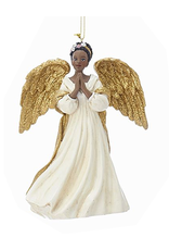 Kurt Adler Black American Angel Ornament -B Praying