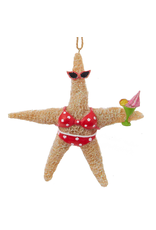 Kurt Adler Starfish Ornament Girl Coastal Beach Christmas