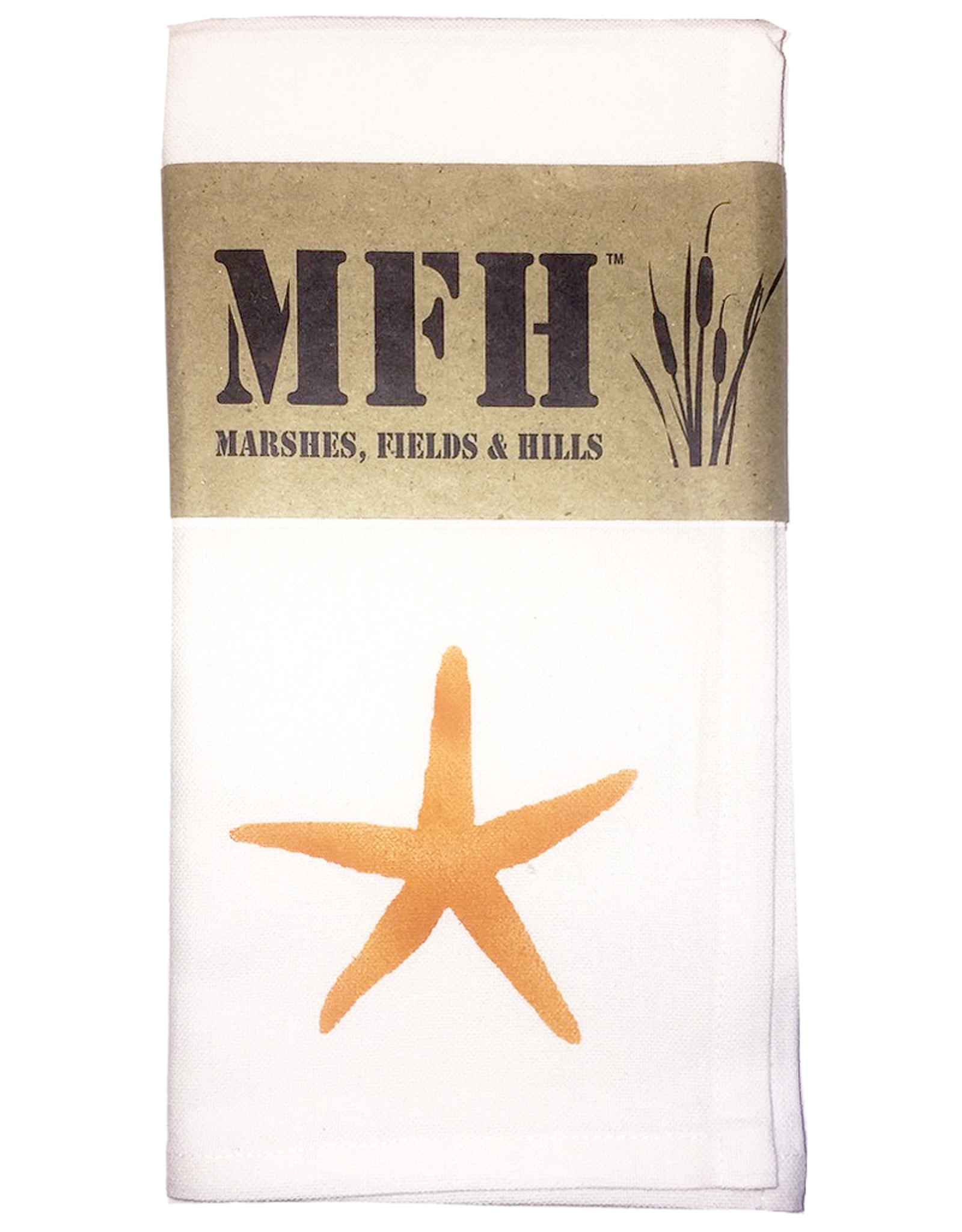 MFH Cotton Cloth Napkin-20x20 w Starfish
