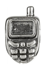 Chamilia Charm Cell Phone Sterling Silver Bead GA-72 Chamilia