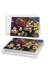 By The Seas-N Greetings Christmas Cards 10pk Merry Fishmas From All