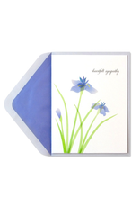 PAPYRUS® Sympathy Card Purple Irises