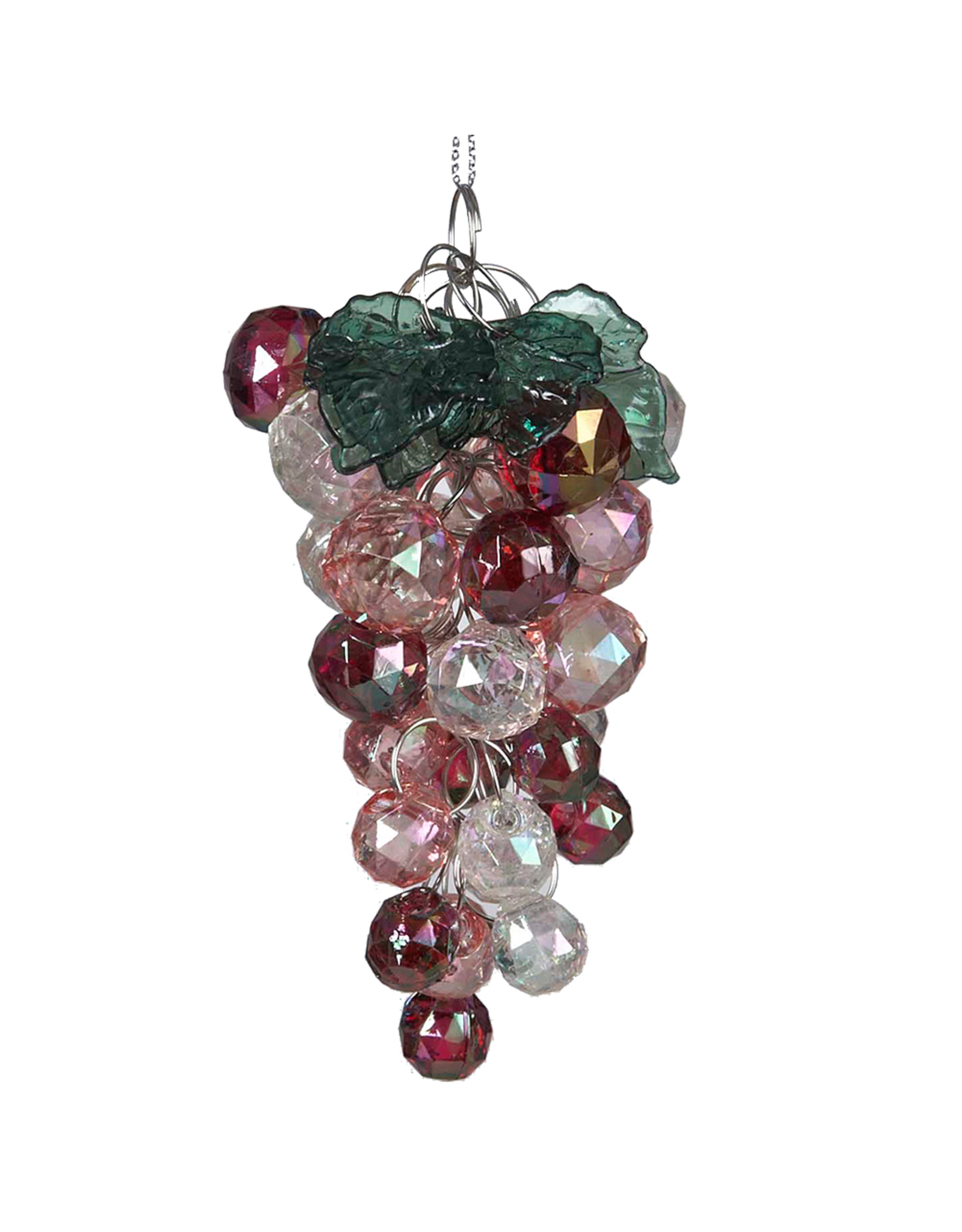 Kurt Adler Iridescent Beaded Grape Cluster Ornament
