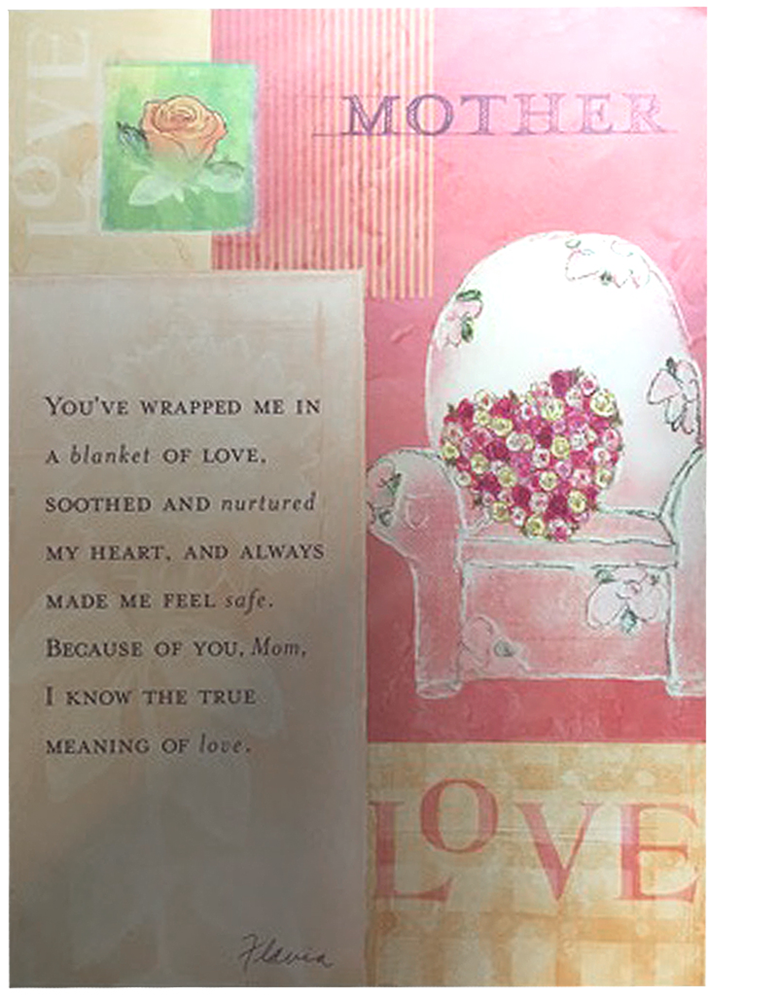 Mothers Day Card Love - Flavia