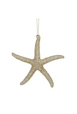 Kurt Adler Gold Glittered Starfish Christmas Ornament 5 inch