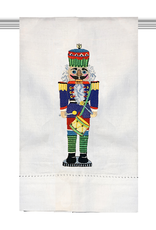 Peking Handicraft Christmas Hand Towel Nutcracker W Drum Guest Towel