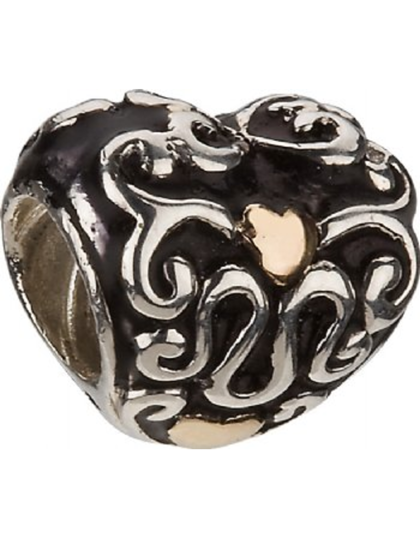 Chamilia Charm Heart and Soul Mixed Silver 14K Bead KA-77 Chamilia