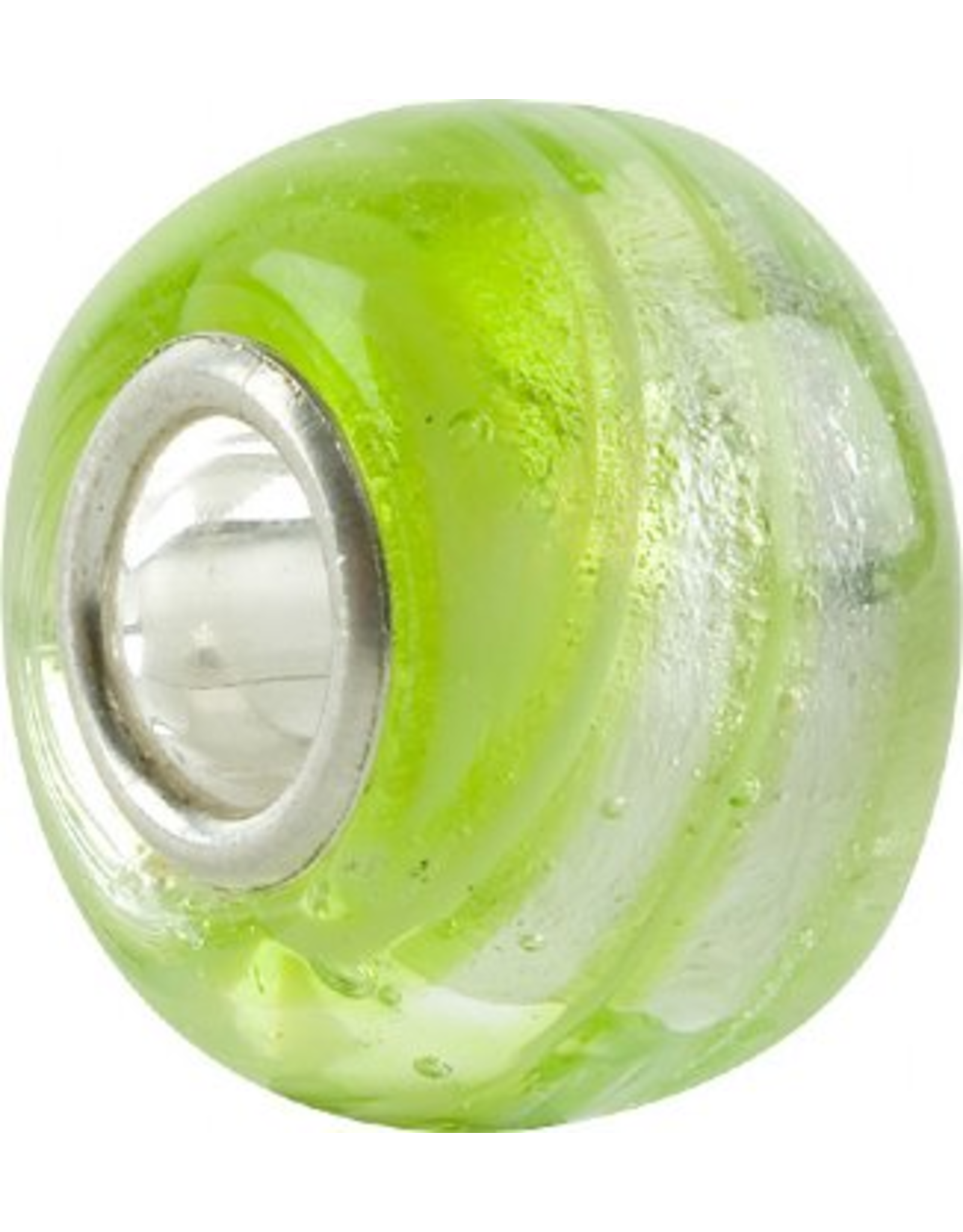 Chamilia Charm Murano Glass Bead O-14 Swirl Apple