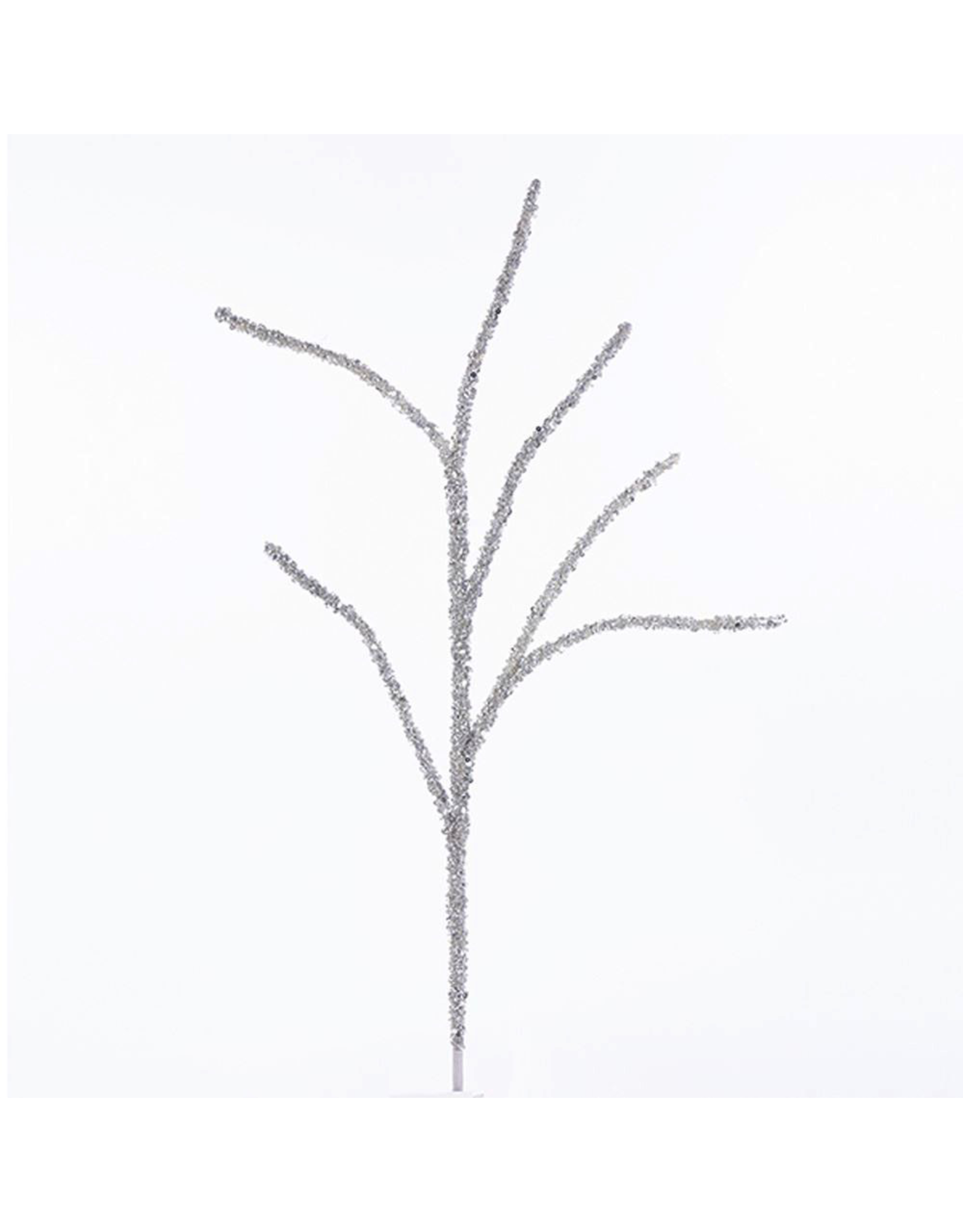 Kurt Adler Silver Twig Glittered Branch 32in C0395 Christmas Floral