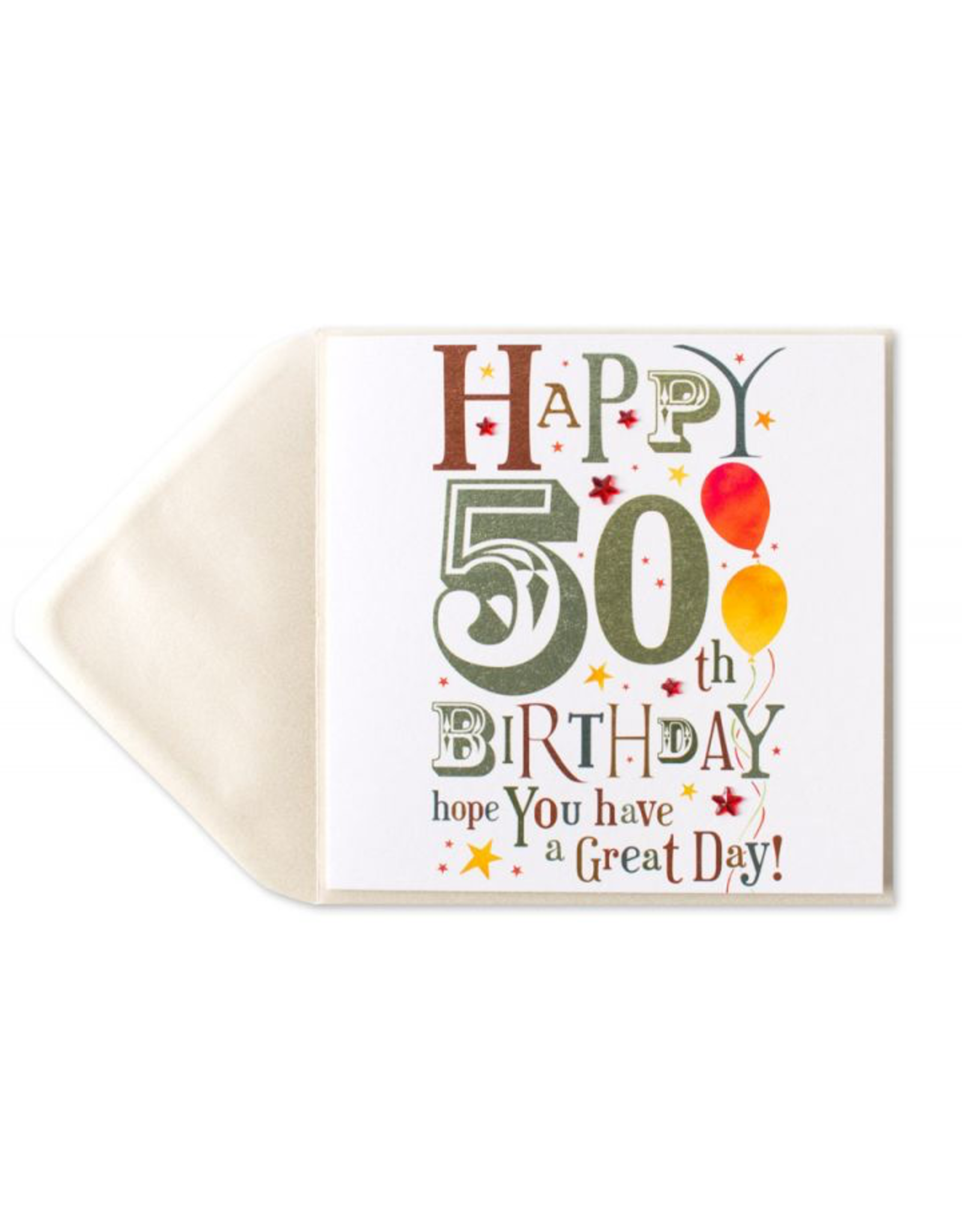 Happy 50th Birthday Card