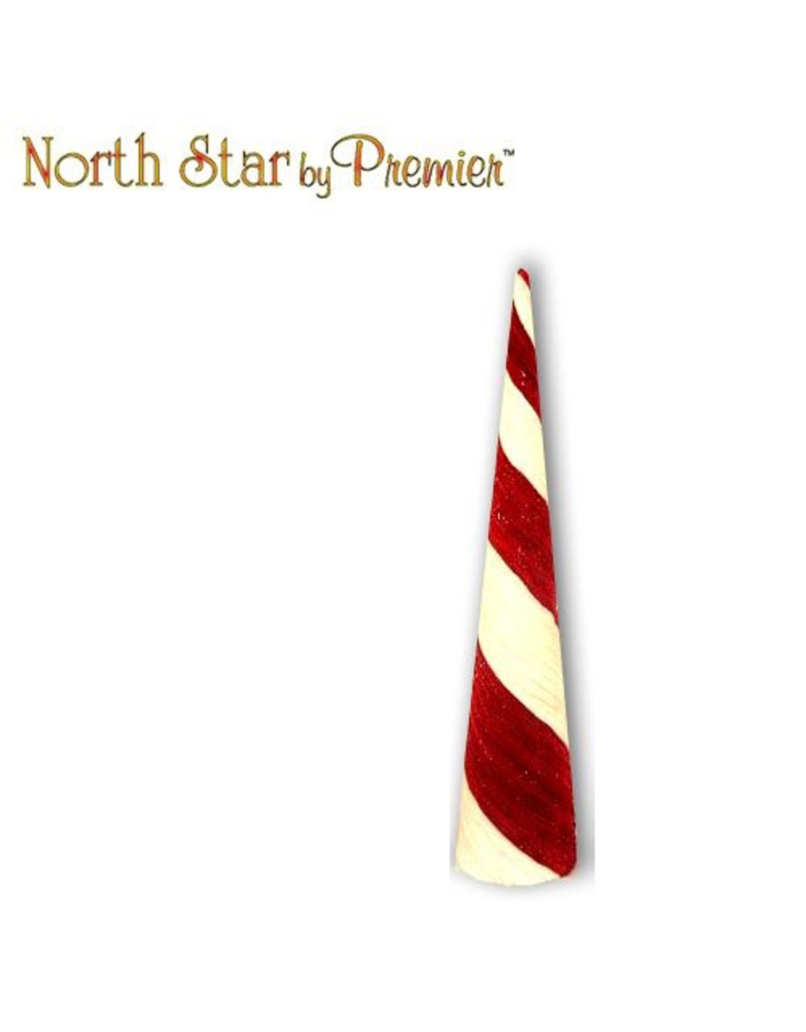 Premier Peppermint Cone 30H Display Christmas Decor