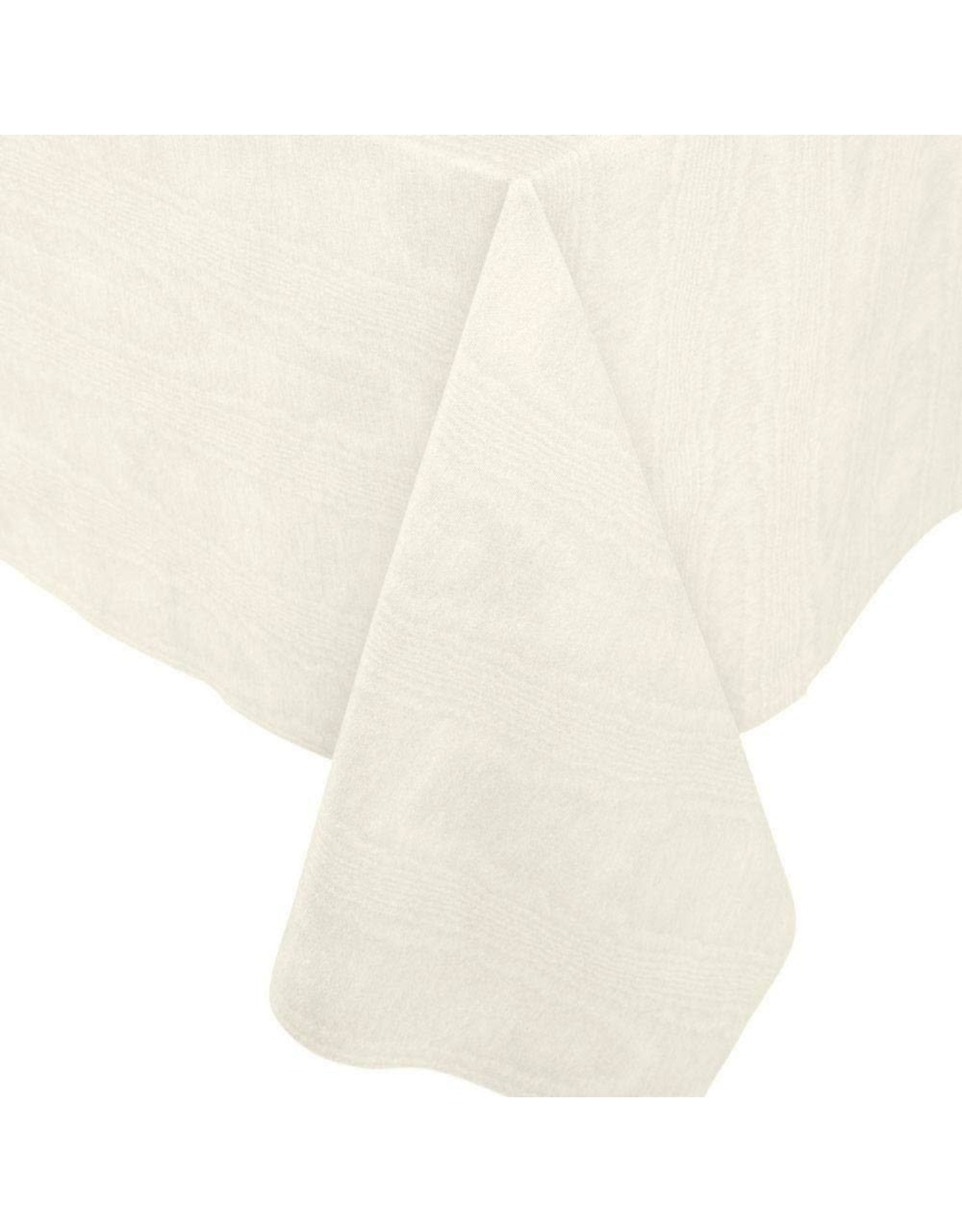 Caspari Moire Printed Paper Linen Table Covers In Ivory