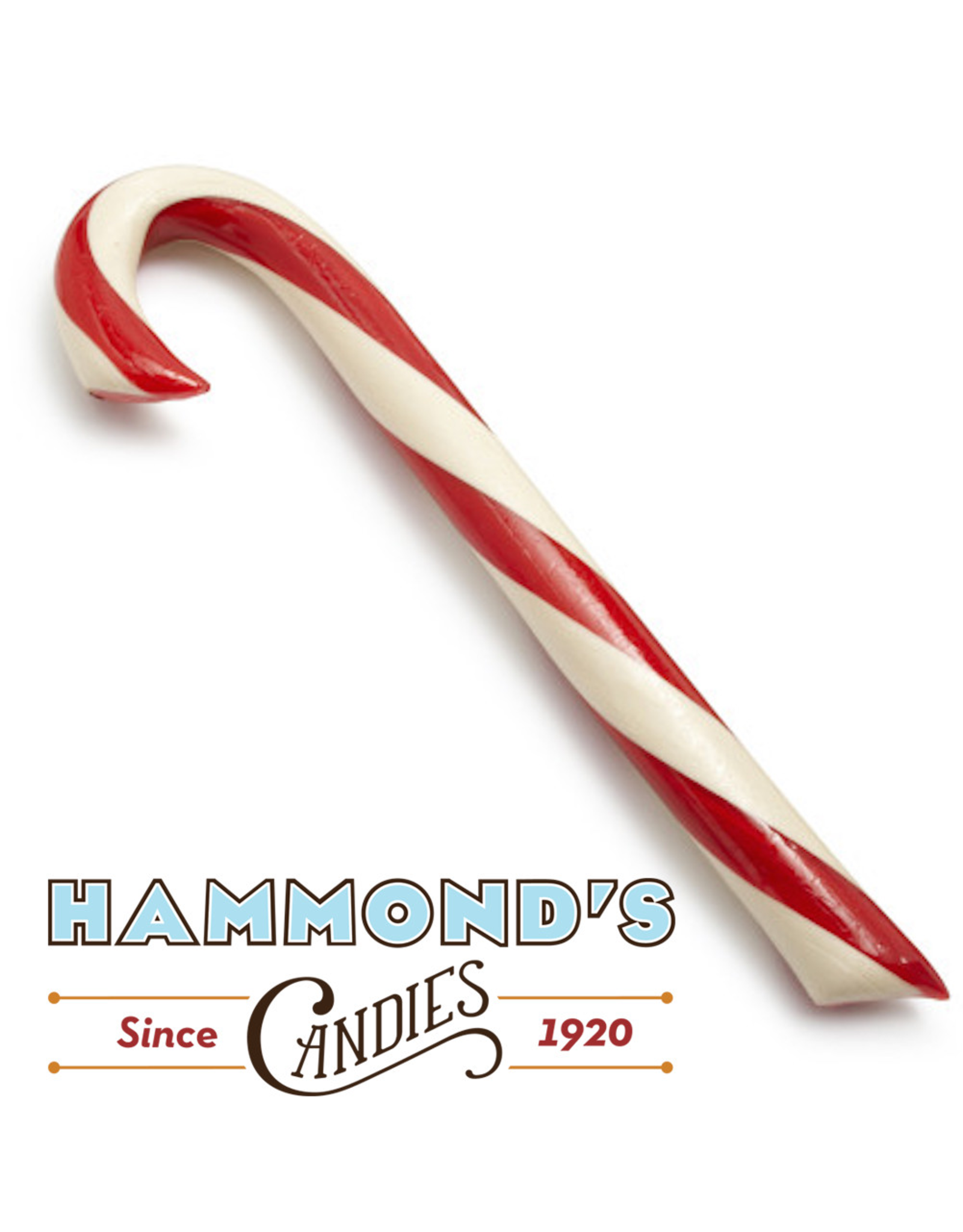 Peppermint Candy Cane Lg Big 1.75oz 8 Inch