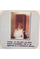 MikWright Greeting Cards Cotton Coaster | Floatation Device