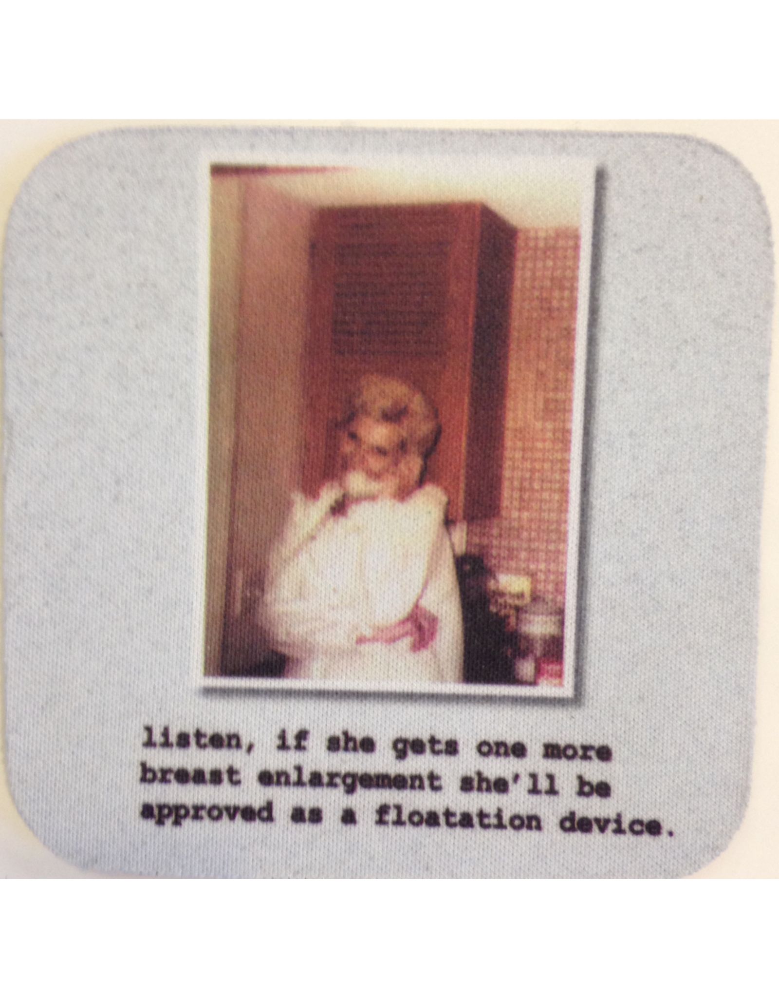MikWright Greeting Cards Cotton Coaster | Floatation Device