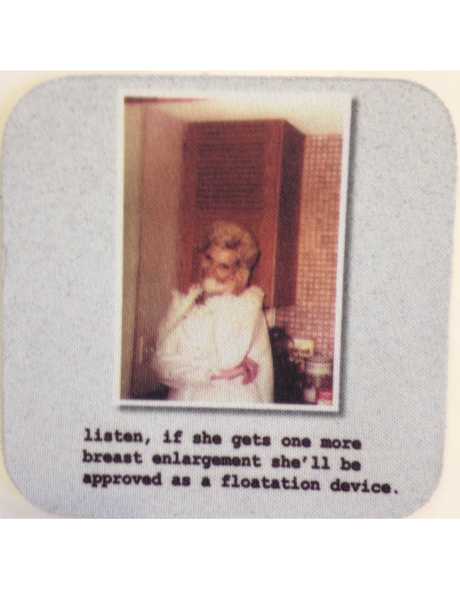 MikWright Greeting Cards Cotton Coaster MW041 Floatation Device