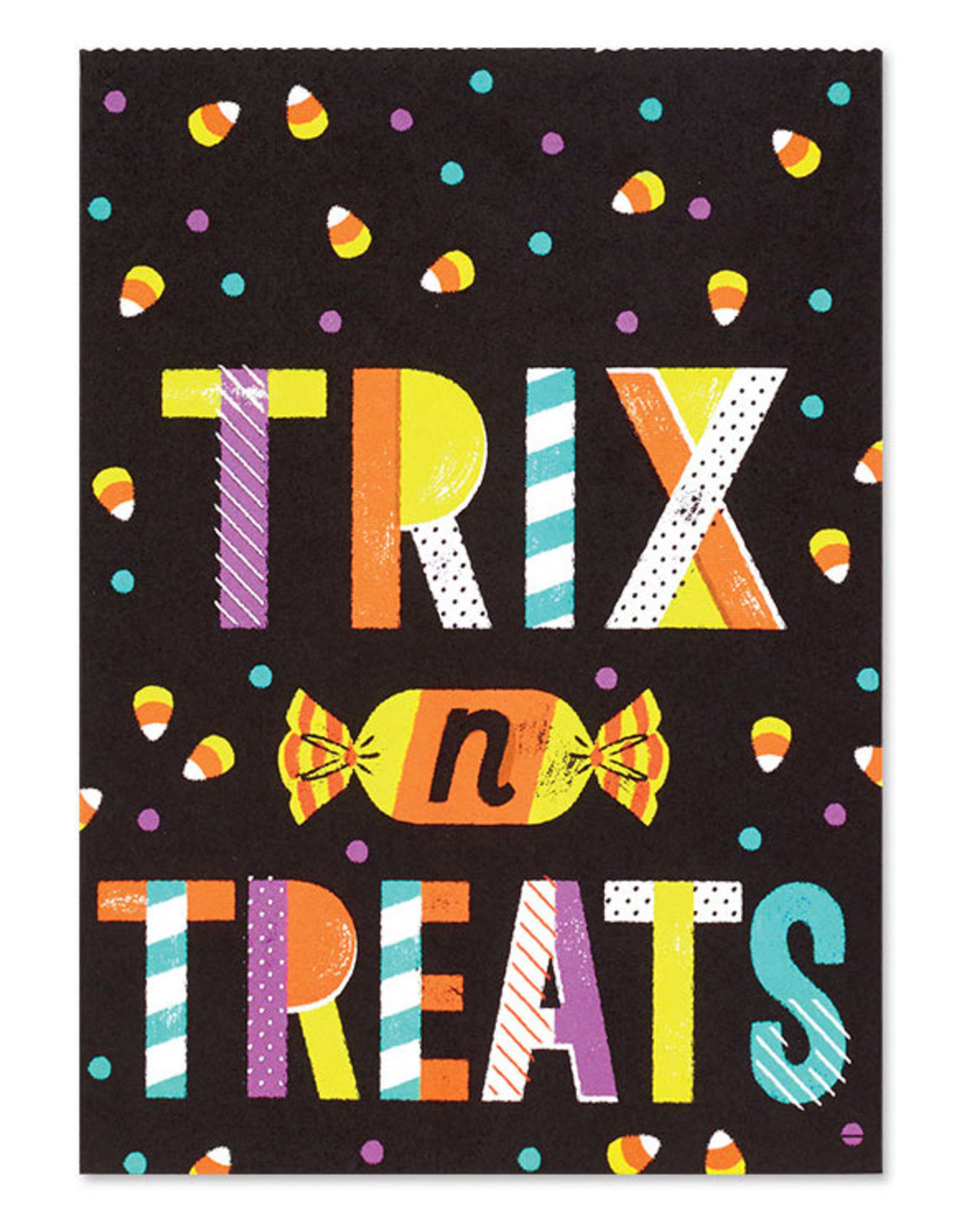 PAPYRUS® Halloween Treat Bags 5x7 24pk w 24 Gift Tags - Trix n Treats