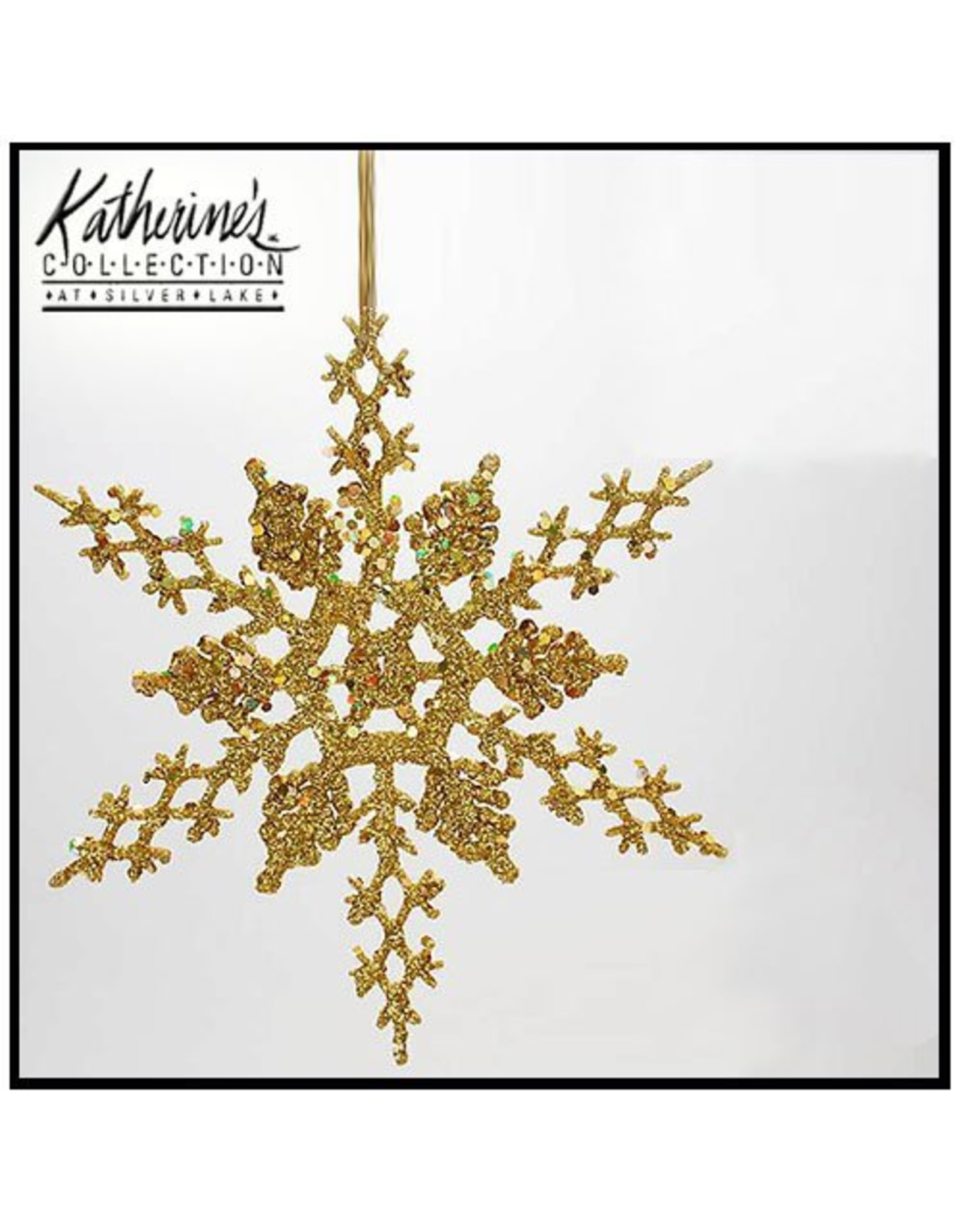 Katherine's Collection Gilded Snowflake Christmas Ornament Single