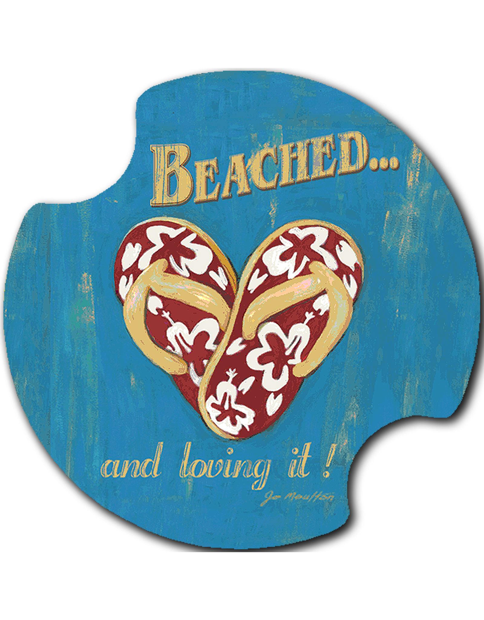 Thirstystone Car Cup Holder Coasters Set of 2 DJT4 Beached