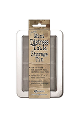 Tim Holtz Mini Distress Ink Storage Tin Holds 12- 1x1 Pads