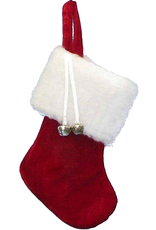 Kurt Adler Mini Red Christmas Stocking - Blank