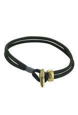 Waxing Poetic® Jewelry 2 Strand Boat Cleat Bracelet Mens LG -Brass