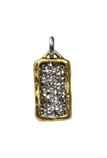 Waxing Poetic® Jewelry Kristal Halo Pendant - Brass