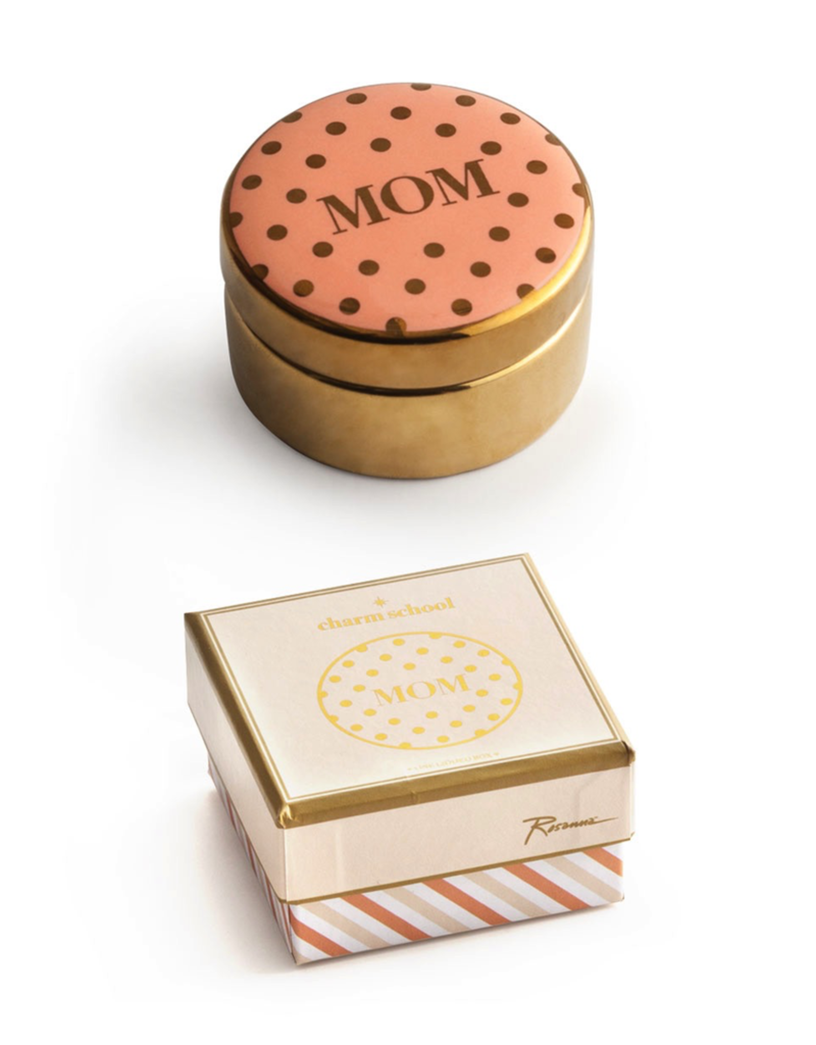 Rosanna™ Mom Porcelain Round Trinket Box | Rosanna