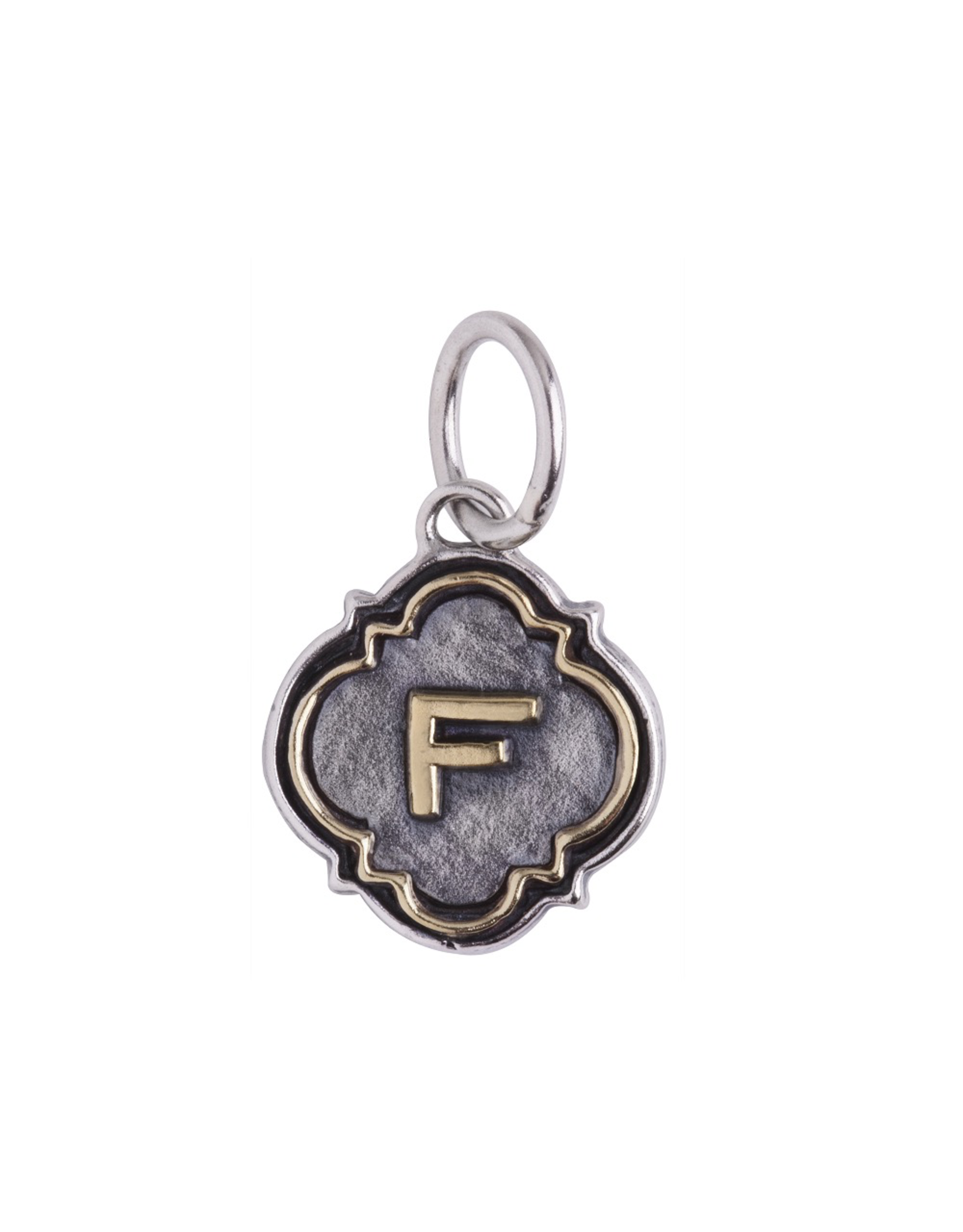 Waxing Poetic® Jewelry QTFL1MS-F Insignia F Charm