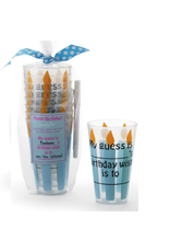 Mud Pie Birthday Party Cups w Fill In Blanks Set of 8.