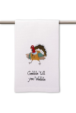 Peking Handicraft Thanksgiving Kitchen Towel Gobble Till You Wobble