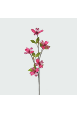 Kurt Adler Pink Dogwood Spray 32 inch Christmas Flowers Floral