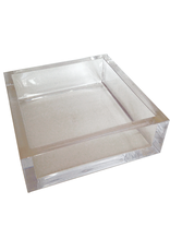 Caspari Lucite Acrylic Cocktail Napkin Holder - Clear