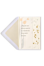 PAPYRUS® Sympathy Card Comfort and Peace Cascading Leaves