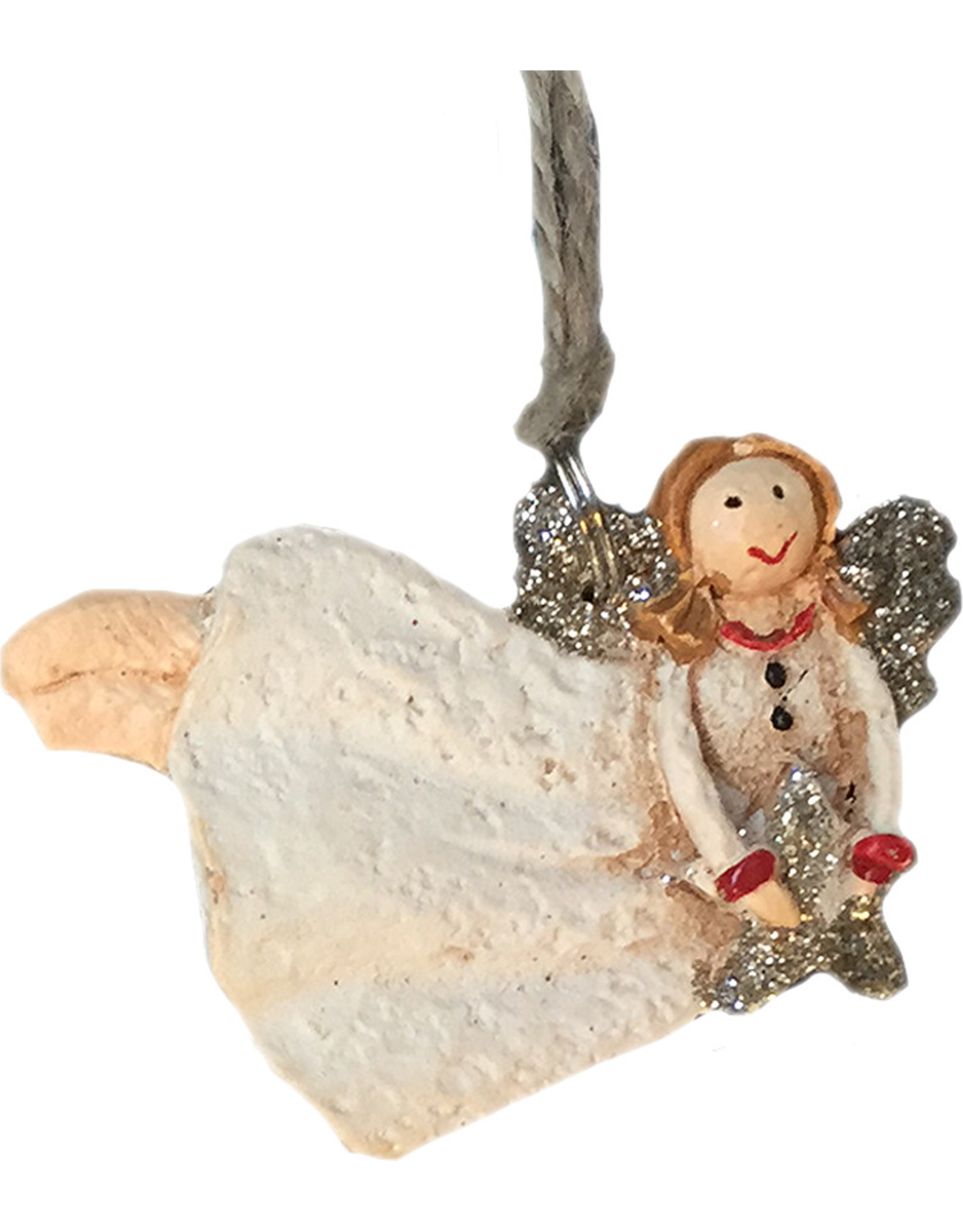 Darice Mini Angel Ornament Flying Holding Star