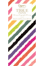 Caspari Gift Tissue Paper 4 Sheets Rainbow Stripe