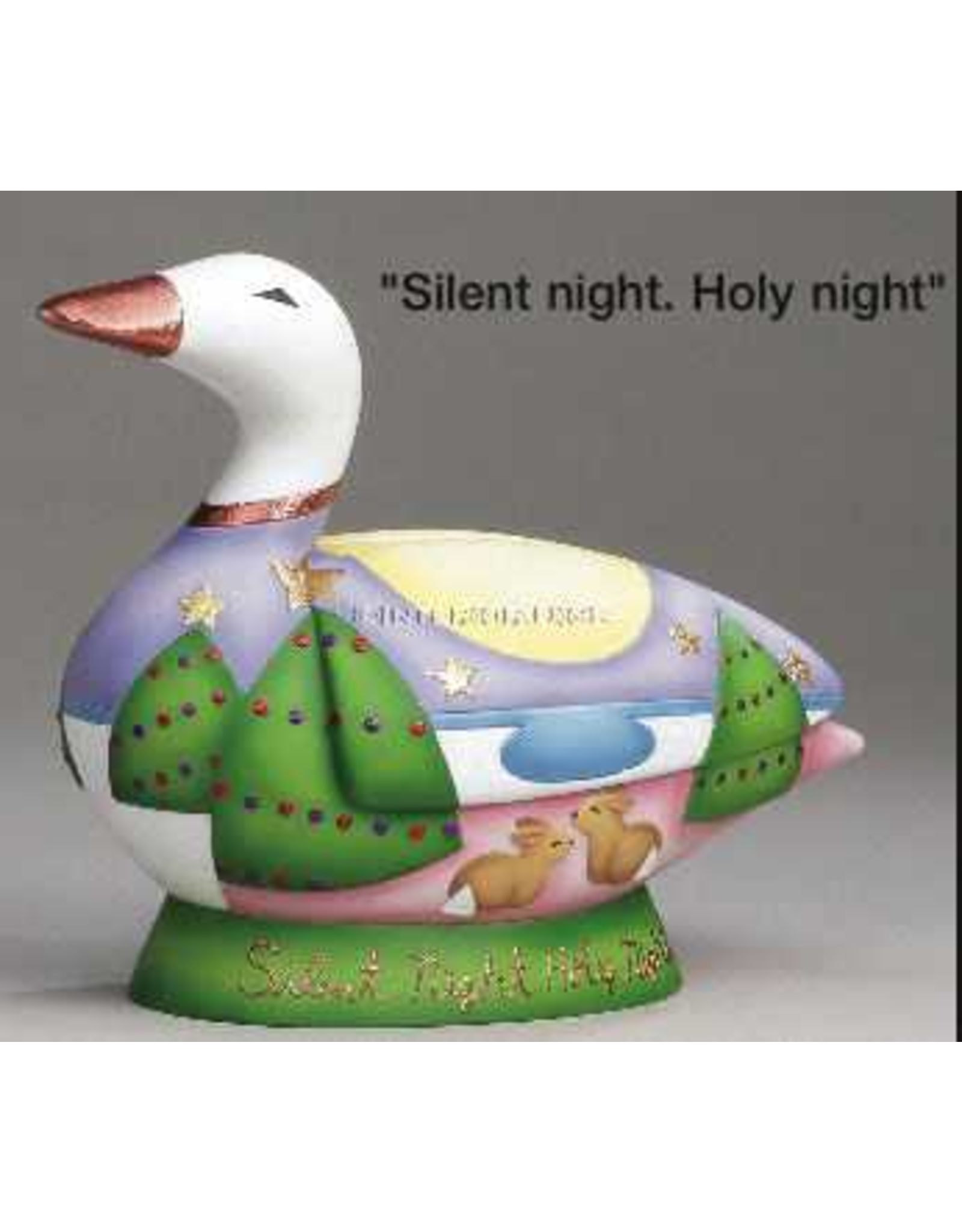 Ceramic Christmas Goose By Kate Holmes