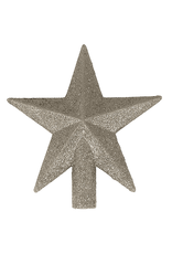 Kurt Adler Mini Christmas Star Tree Topper 4 Inch Silver Petite Treasures