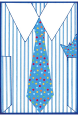 Caspari Fathers Day Card Shirt and Tie